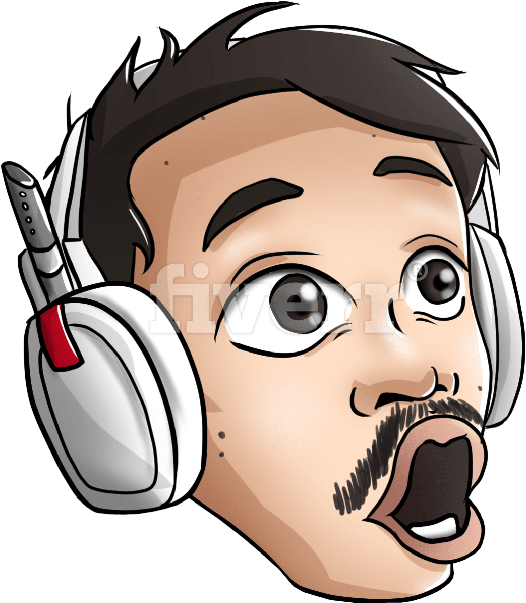 Create Twitch Emotes For Sub Static Youtube Emojis - Cartoon (1200x1200), Png Download