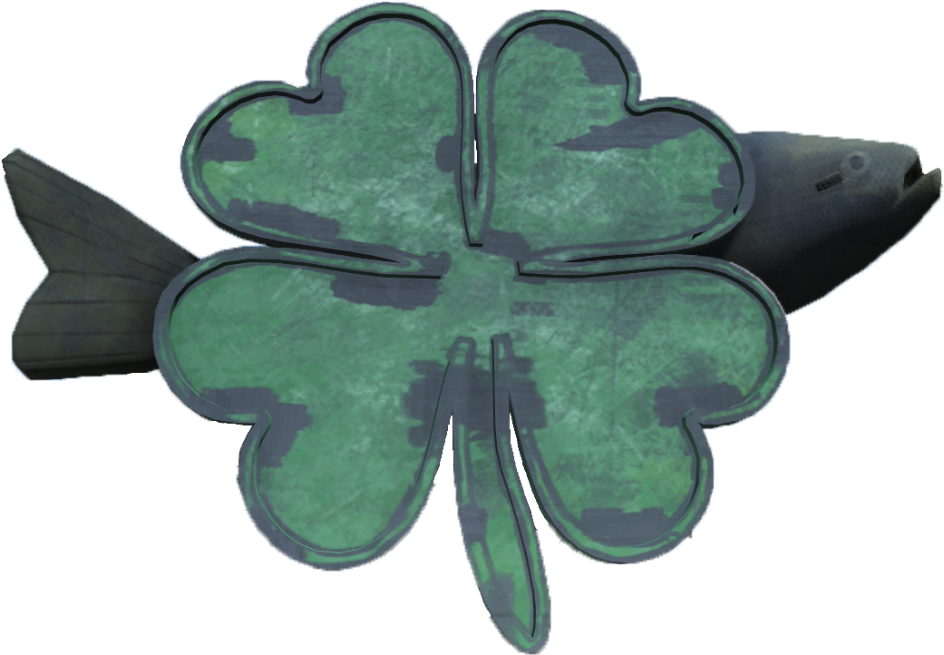 Fallout 4 Four Leaf Clover - Shamrock (1094x786), Png Download