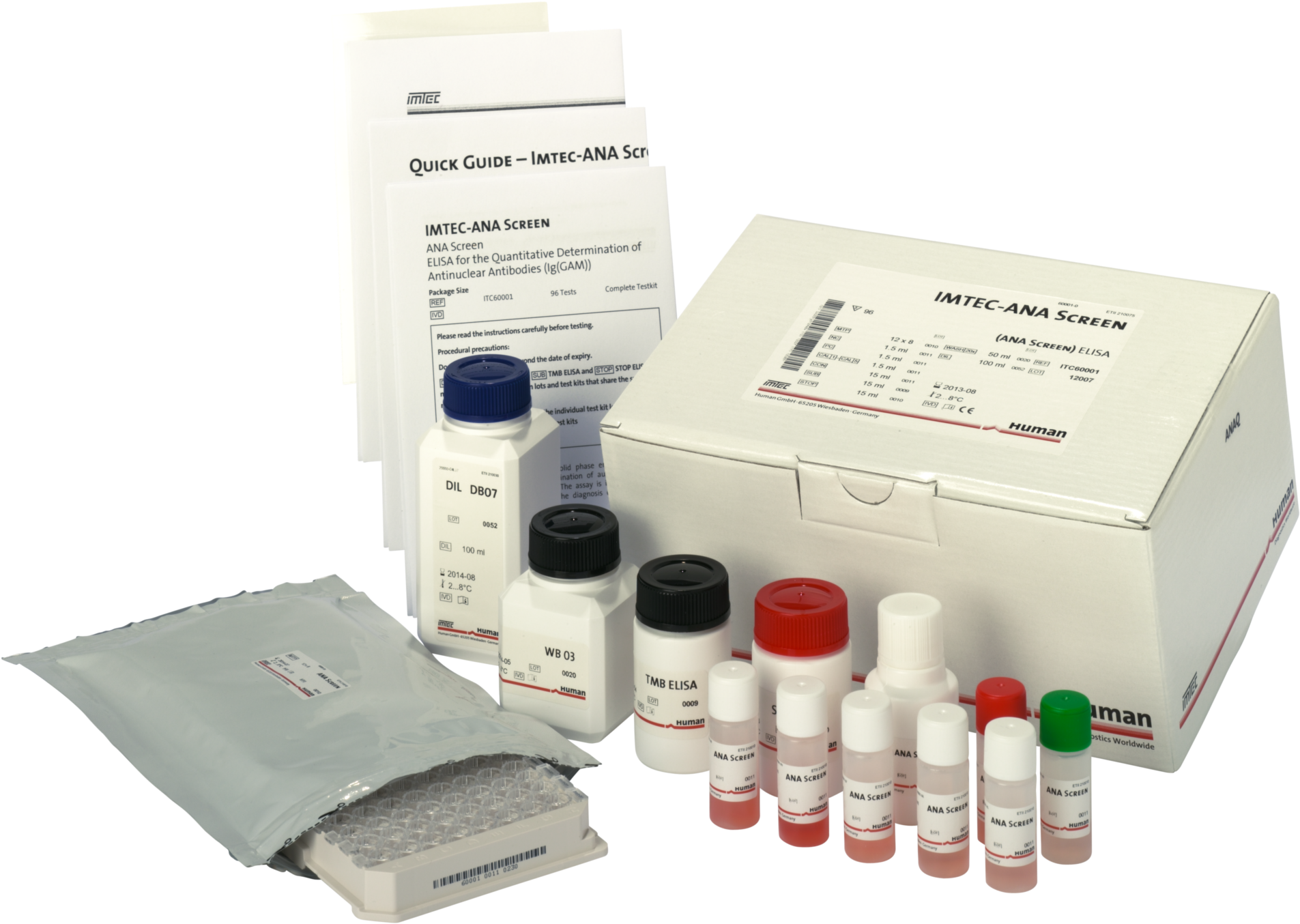 Itc60001 Imtec Ana Screen Elisa - Box (2000x1500), Png Download