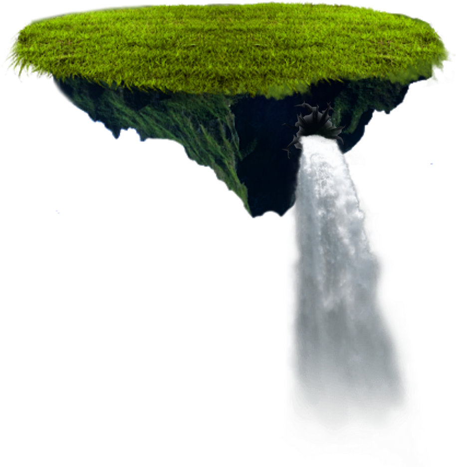 #hole #float #floating #land #floatingland #floatingisland - Moorea (1024x994), Png Download