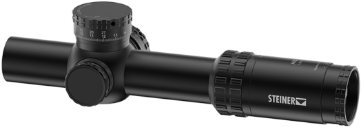 Steiner M8xi 1-8x24 G2b Mil Dot Reticle - Steiner 1 8 (558x600), Png Download
