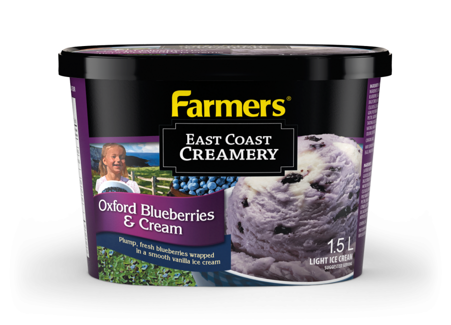 Oxford Blueberries And Cream Ice Cream - Chocolate Chip (903x650), Png Download