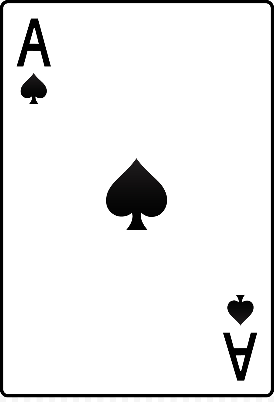 Ace Card Png Background Image - Ace Playing Card Png (900x1320), Png Download