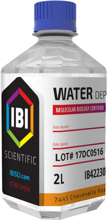 Ibi Molecular Biology Grade Nuclease Free Water (791x1024), Png Download