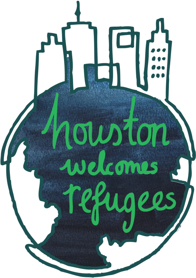 Houston Welcomes Refugees (1000x1000), Png Download