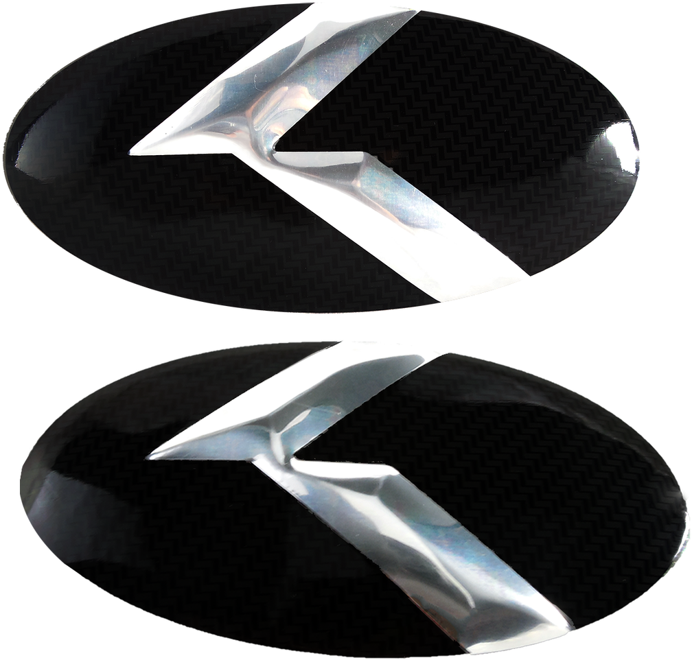 Metal Skin Overlay K Emblems For Kia Emblems Badges - Emblem (1280x1039), Png Download