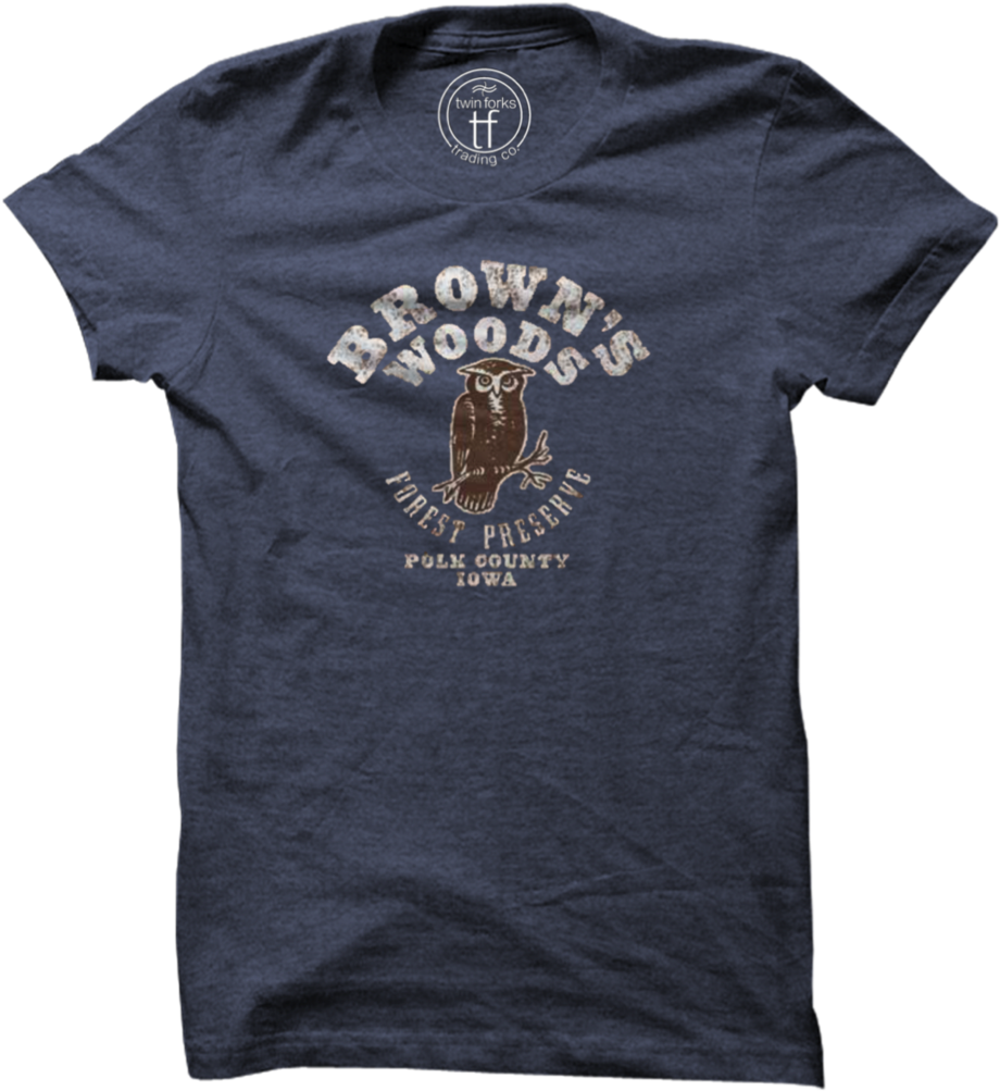 Brown's Woods Forest Preserve Tee (941x1024), Png Download