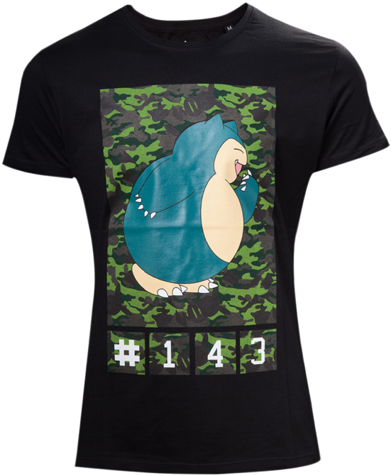 Snorlax Black Men's T-shirt - Jellyfish (960x943), Png Download