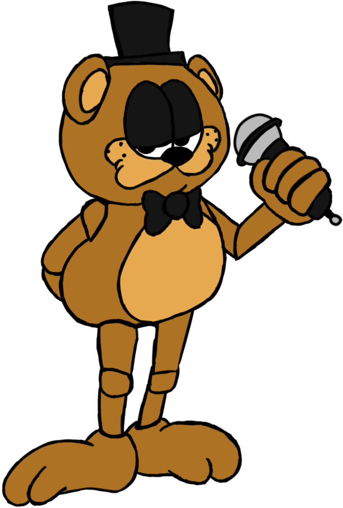 Freddy Fazfield - Cartoon (852x1200), Png Download