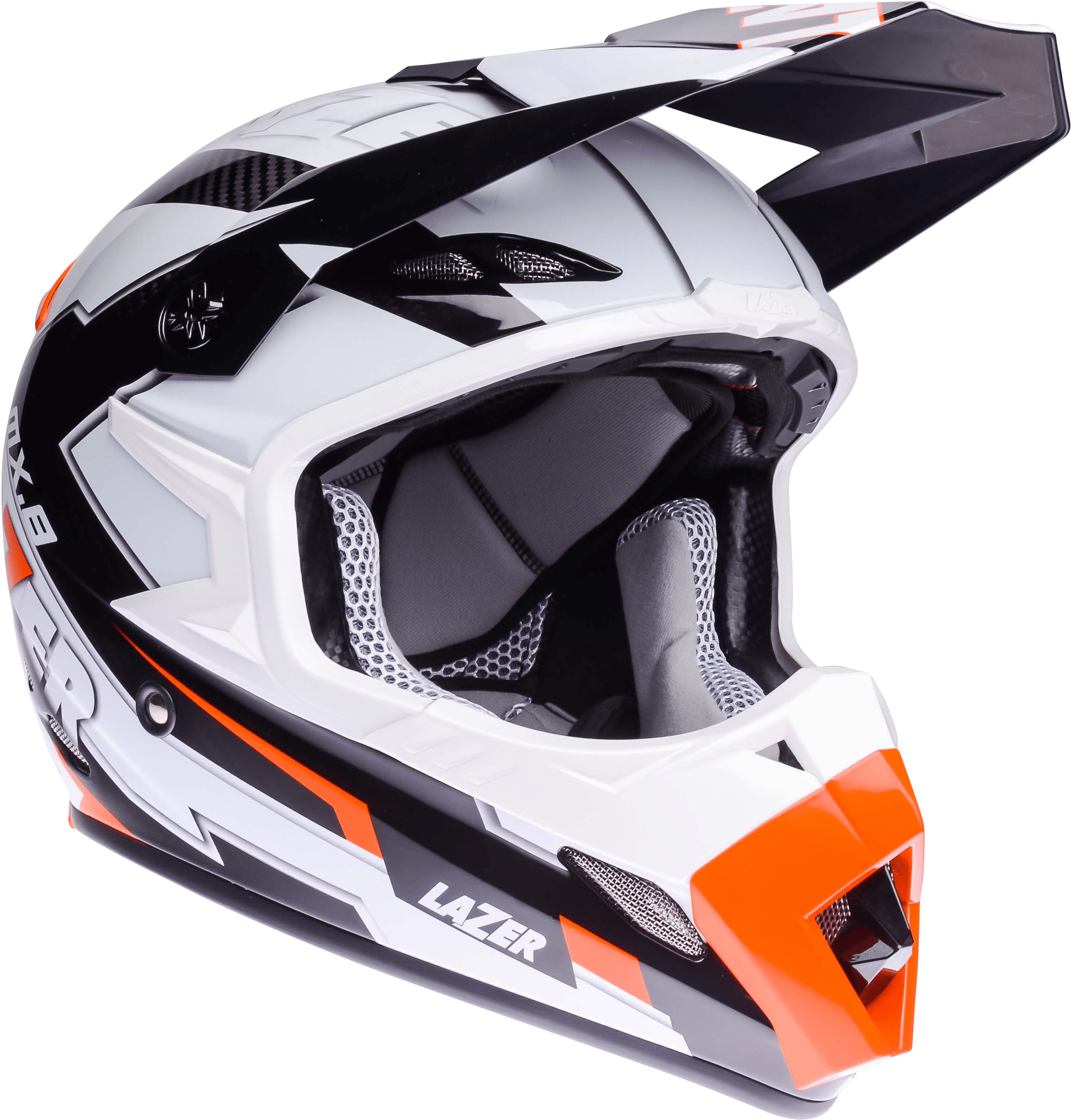 Download - Lazer Mx8 Carbon Tech (2526x2804), Png Download