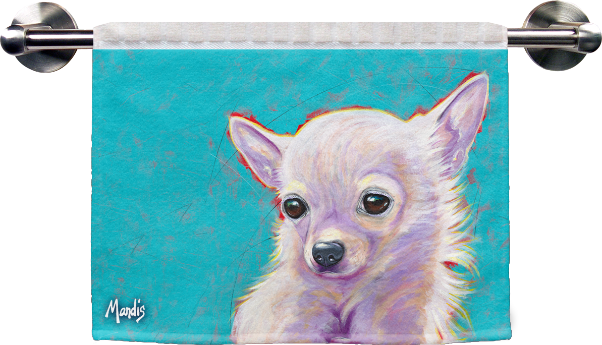 The Chihuahua Ribbed Towel Is A Soft, High Quality - Towel (1193x684), Png Download
