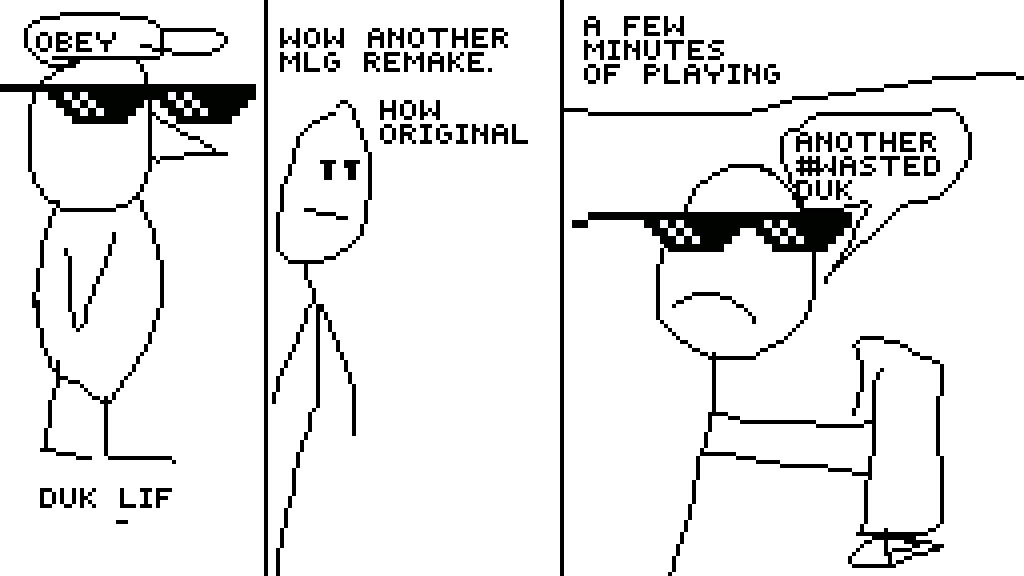 Another Mlg Remake Of A Game - Cartoon (1024x576), Png Download