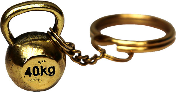 Click To Zoom - Kettlebell Keychain (810x810), Png Download