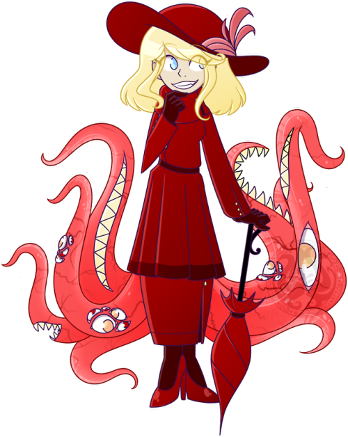 Pk Drew A Thing Art Trade Skullbow09 Friend Oc Mindy - Cartoon (500x628), Png Download
