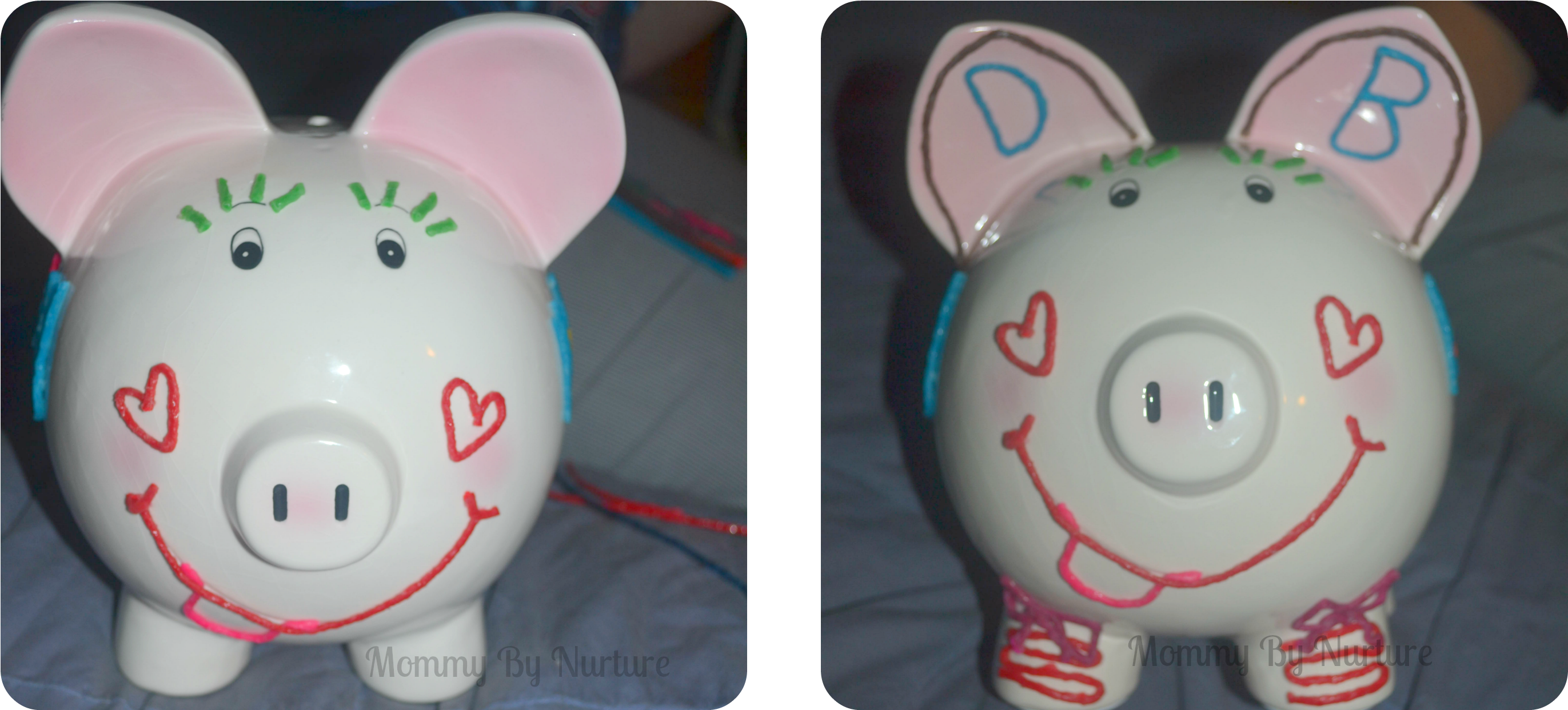 Wikki Stix Designer Piggy Bank - Animal Figure (3000x1500), Png Download