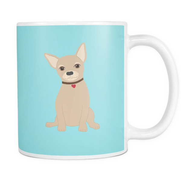 Cute Chihuahua Mug - Abyssinian (600x600), Png Download