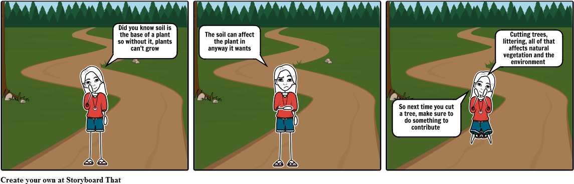 Geography Vegetation Pt - Cartoon (1164x385), Png Download