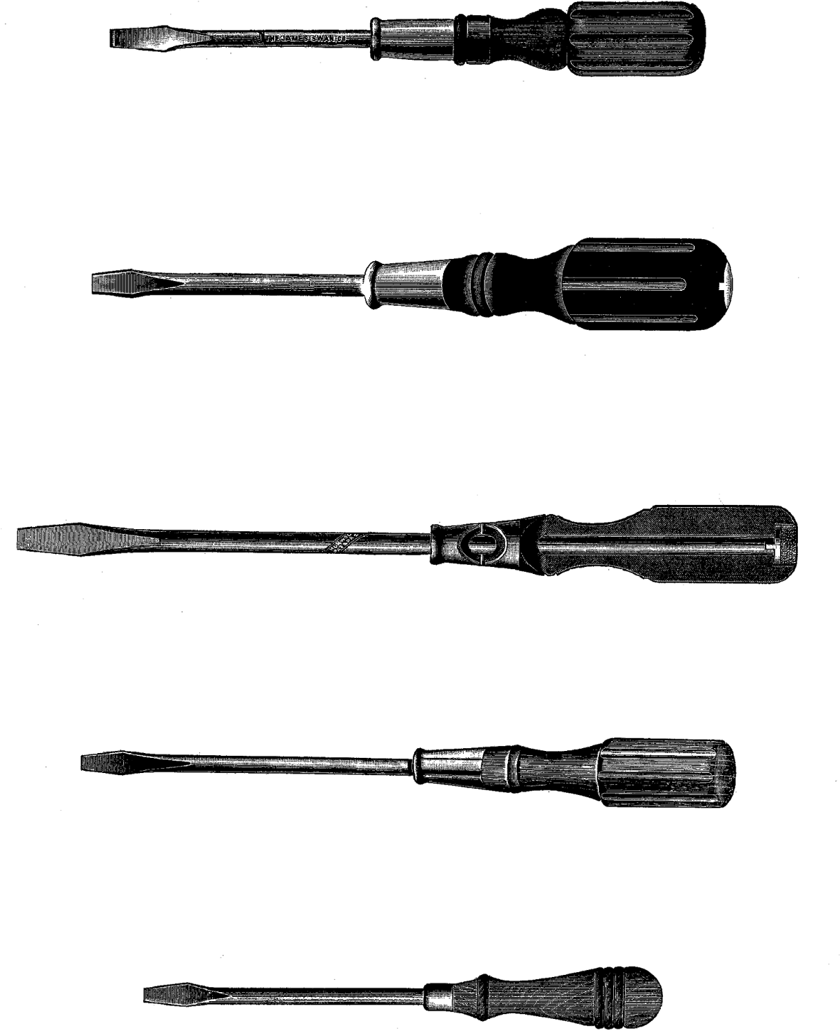 Screwdriver Digital Collage Sheet - Rifle (1275x1600), Png Download