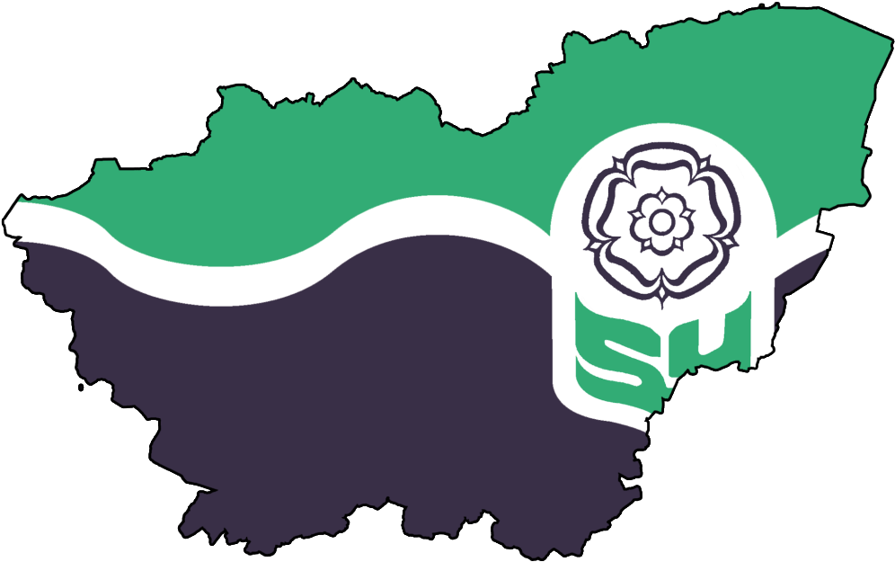Yorkshire Flag Photo - South Yorkshire (1023x699), Png Download