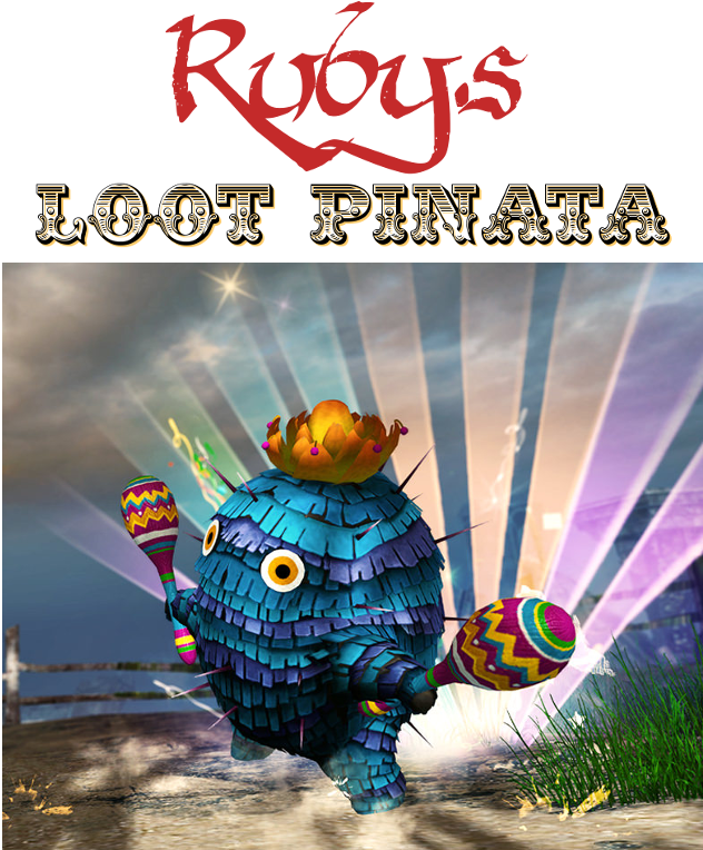 Rh06wy1 - Gw2 Choya Pinata (700x825), Png Download