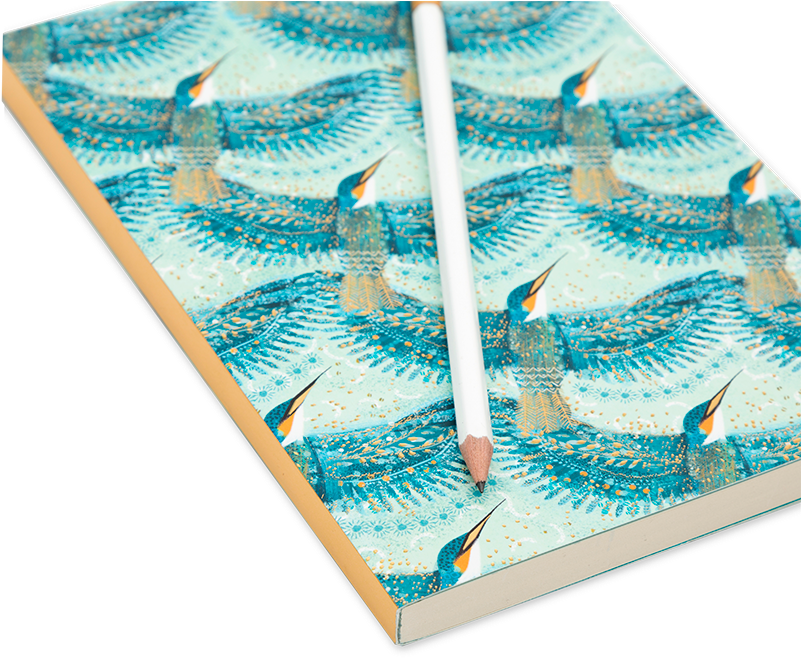 A5 Notebook - Kingfisher - Surfing (800x800), Png Download