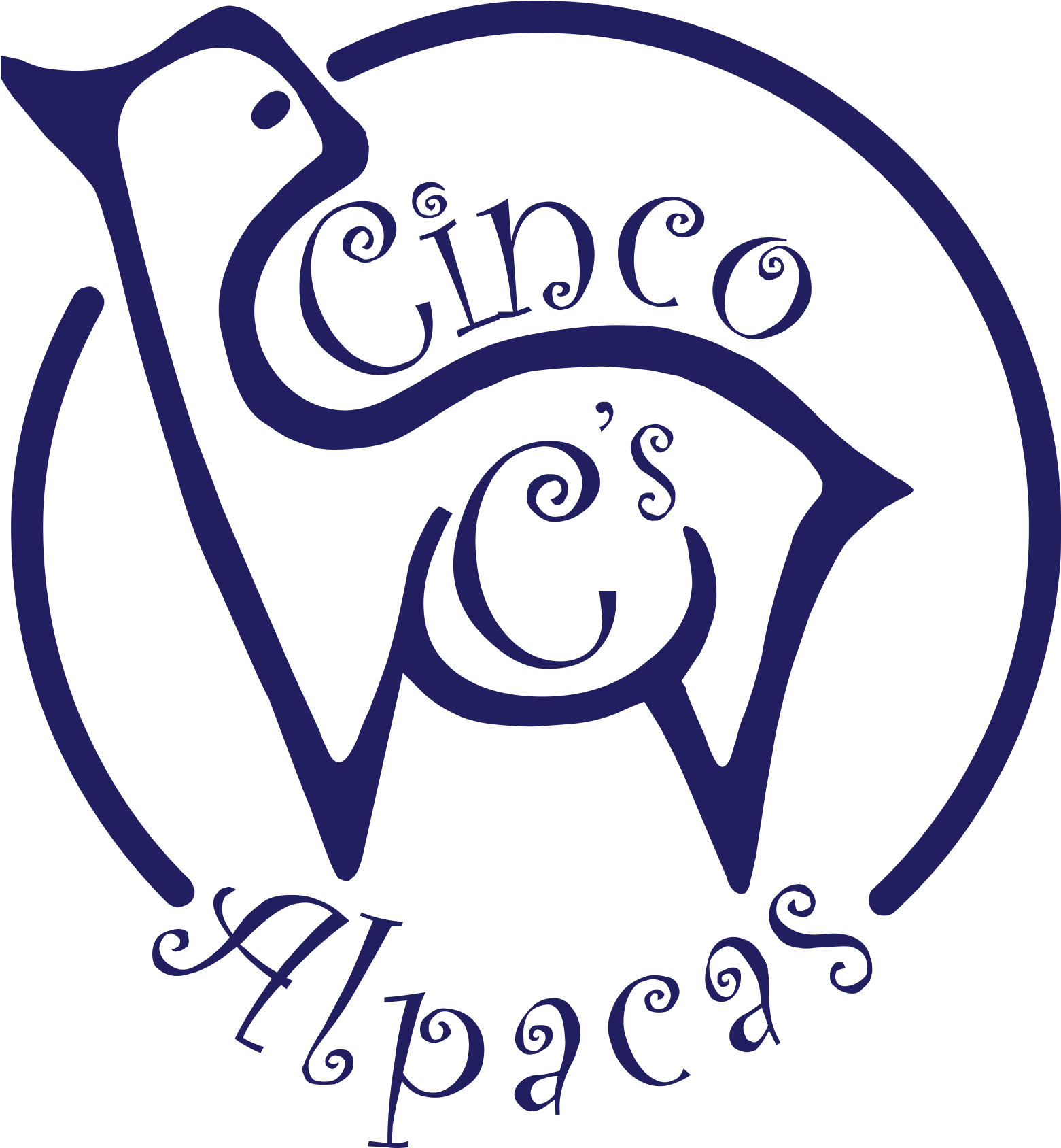 Cinco C's Alpacas (1800x1800), Png Download