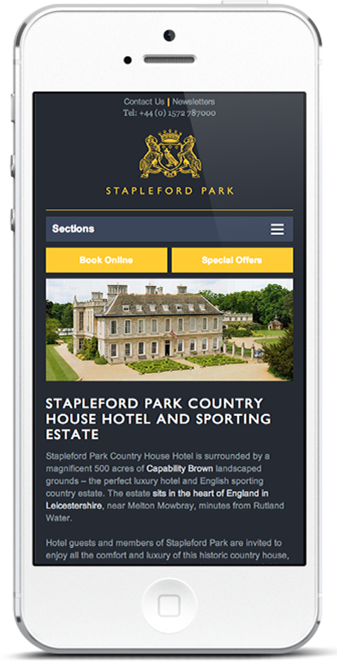 Learn More - Stapleford Park (474x930), Png Download