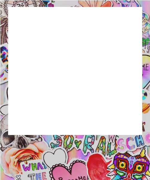 64 Images About Polaroid Frames 📷✨ On We Heart It - Majoras Mask /pixel /zelda Art Print - Mini (500x667), Png Download