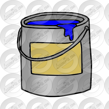 Black And White Stock Paint Can Clipart - Paint (380x380), Png Download