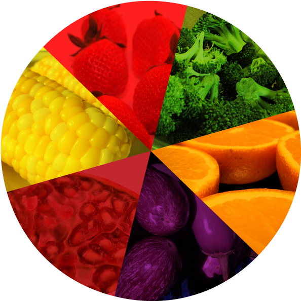Alimentos Con Diversos Pigmentos (600x600), Png Download