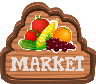 Tienda Online De Frutas Y Verduras Al Por Mayor Vifruesa - Vegetable And Fruit Market Clipart (400x347), Png Download