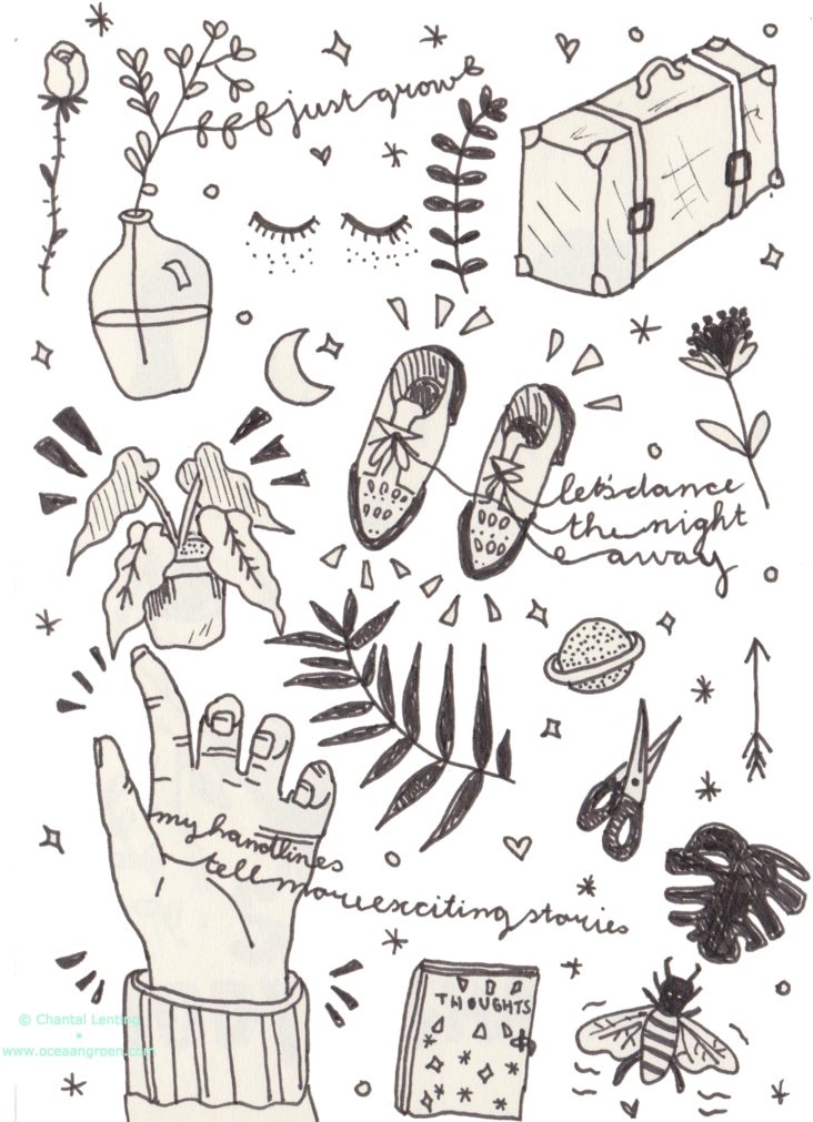 Svg Black And White Stock Oceaan Groen Chantal Lenting - Scalable Vector Graphics (768x1024), Png Download