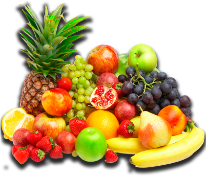 Fruverfresh Distribucion Y Verduras - Fresh Fruits (401x389), Png Download