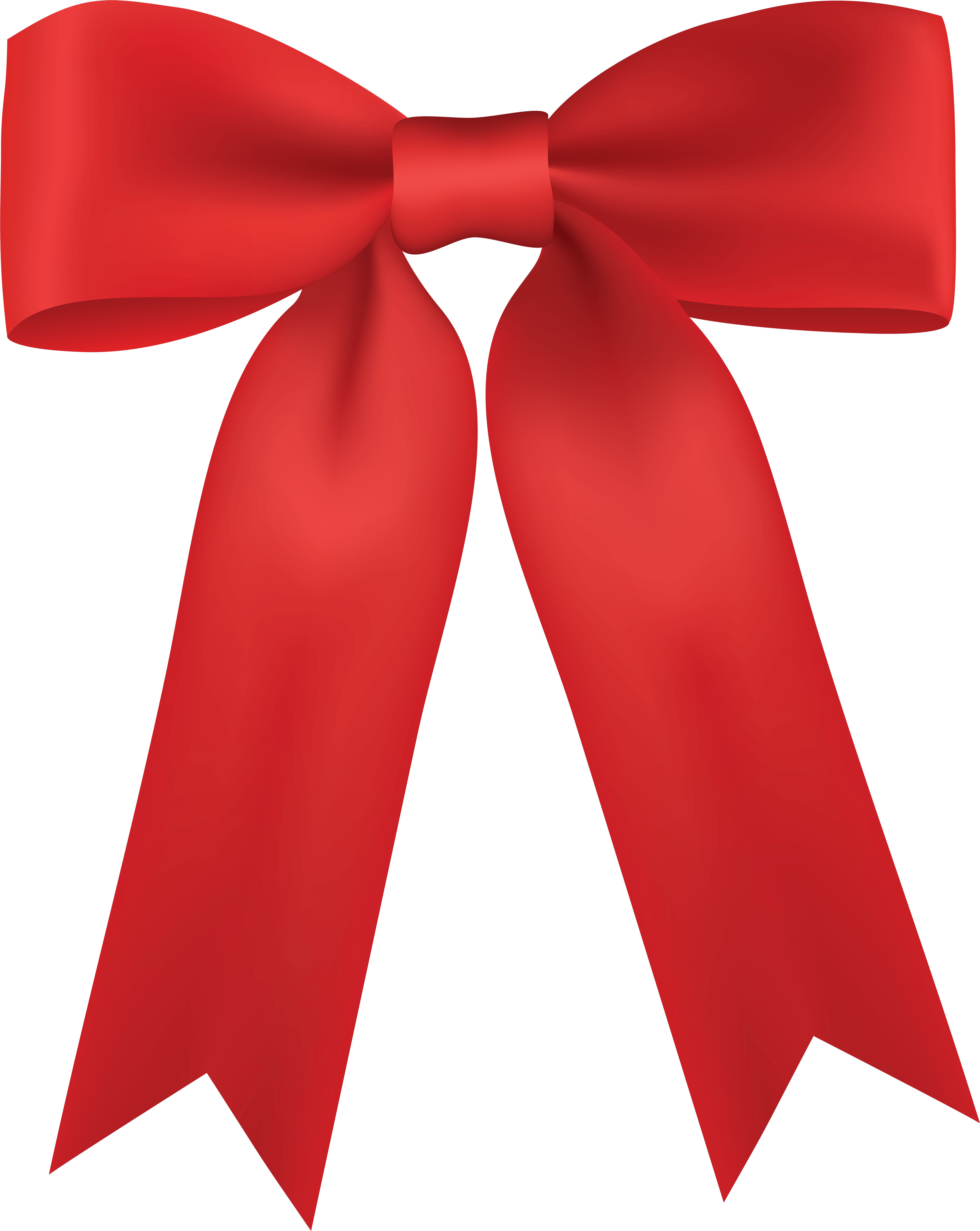 Red Bow Png Clip Art - Clip Art (399x500), Png Download