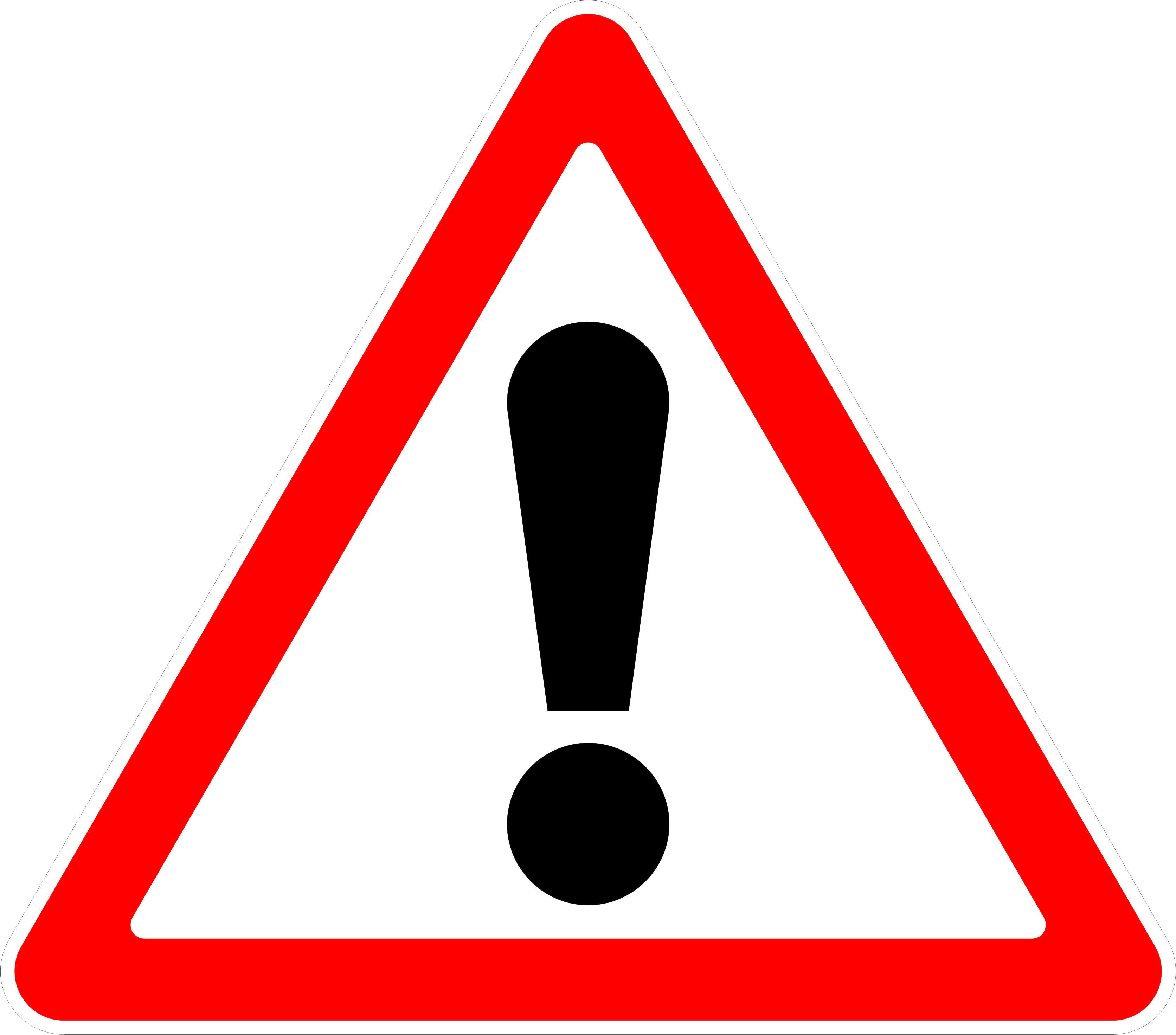 Road Signs Slippery Road (800x706), Png Download