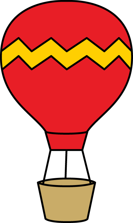 Deflated Hot Air Balloon Png - Red Hot Air Balloon Clipart (446x747), Png Download