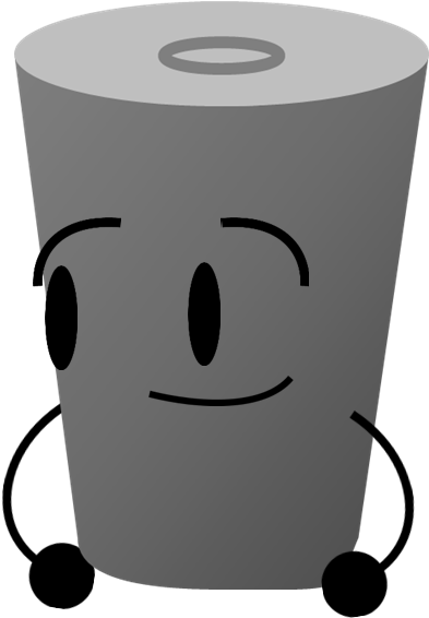 Trash Can - Waste Container (409x569), Png Download
