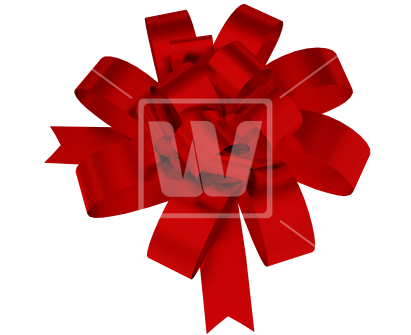 Red Glassy Bow - Illustration (550x366), Png Download