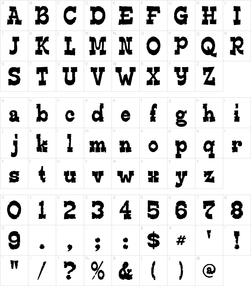 Font Characters - Keep On Truckin Font (1000x1150), Png Download