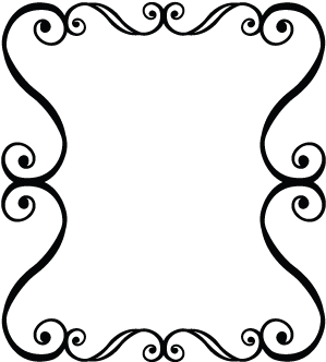Download Transparent Bordas Preto E Branco Arabesco Png - Moldura