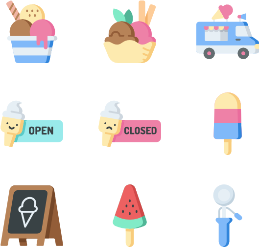 Ice Cream Shop - Ice Cream Parlor (600x564), Png Download