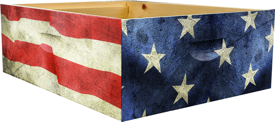 Distressed American Flag Theme- Medium Super Wrap - Flag Of The United States (1000x750), Png Download
