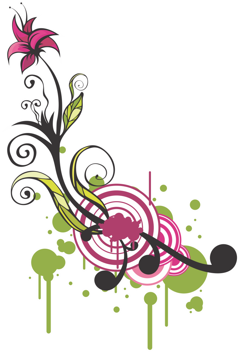 Pétalas De Cores - Png Flowers Swirl (1201x1201), Png Download