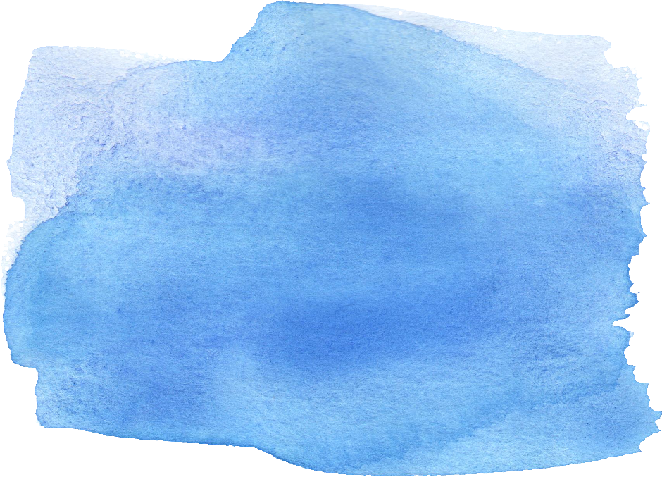 Blue Watercolor Png (940x677), Png Download