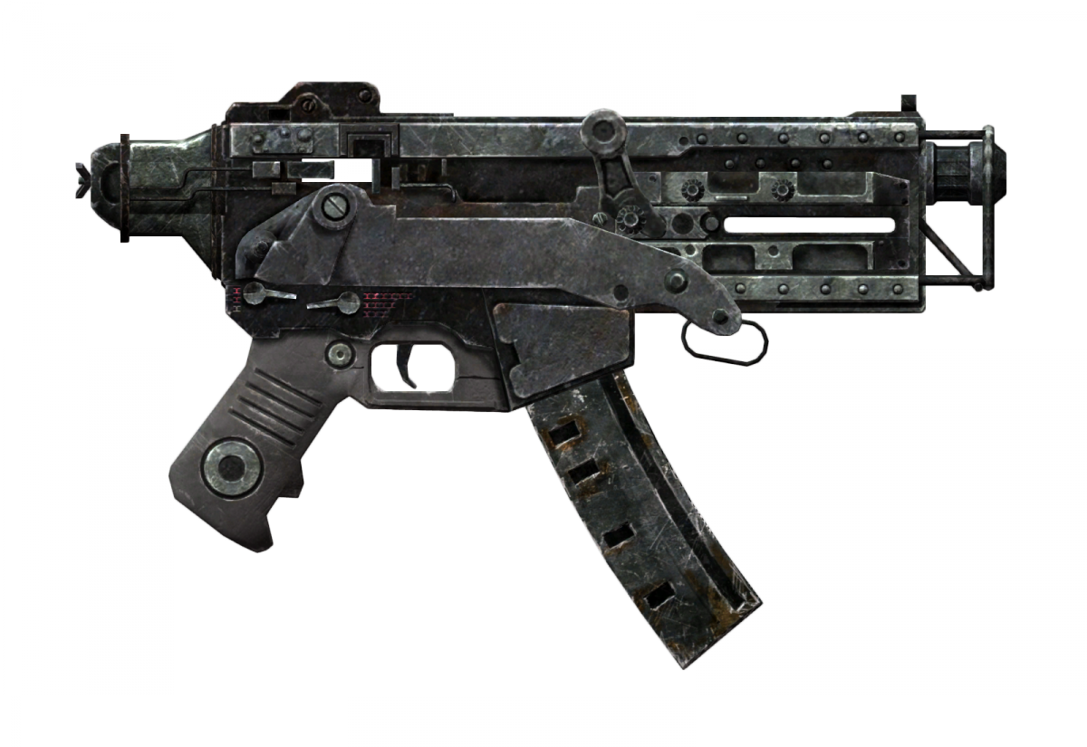 10mm Submachine Gun - All Nuka World Weapons (1200x825), Png Download
