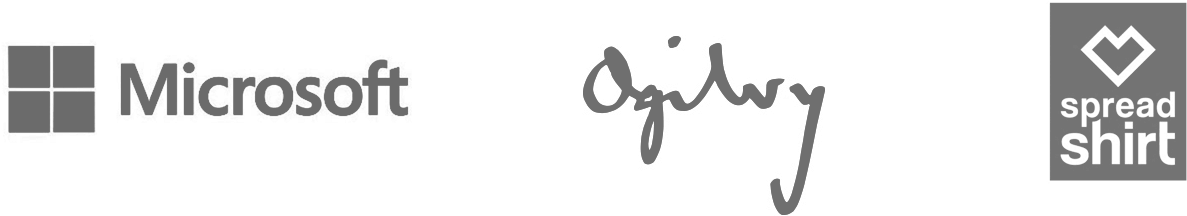 They Use Fontself - Ogilvy And Mather (1191x253), Png Download