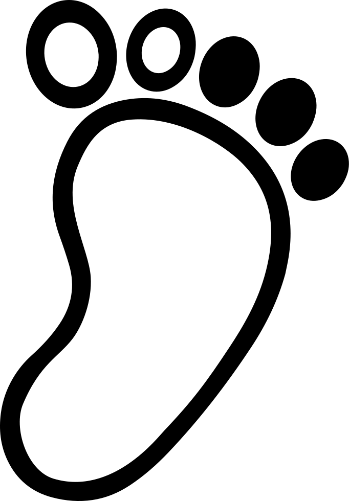 Tab Footprint Svg Png Icon Free Download - Icon (682x980), Png Download