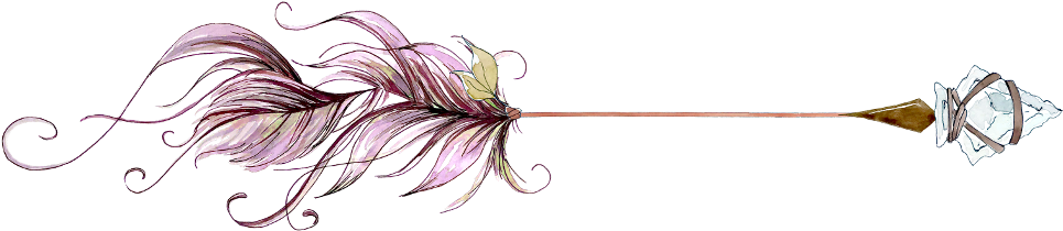 Arrow Watercolor Watercolour Boho Hipster - Watercolor Painting (983x240), Png Download