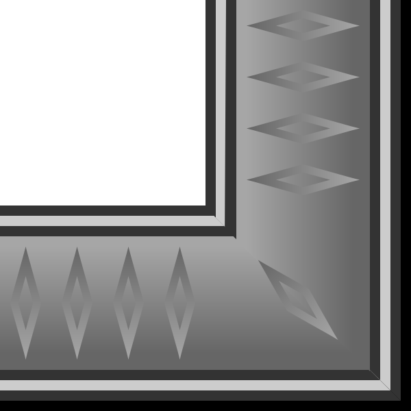 Map Graphite Border (600x600), Png Download