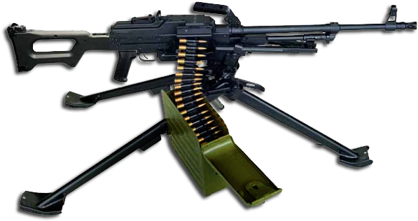 Machine Gun (605x346), Png Download